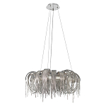 Люстра круглая подвесная с металлическими дугами и длинными цепочками 80 см Atlantis Chain варинант исполнения - 2 | Loft Concept в Рязани