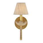 Бра из кованого железа с отделкой плетеной веревкой и сусальным золотом Parisian Style варинант исполнения - 4 | Loft Concept в Рязани