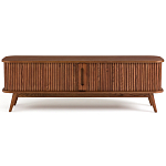 ТВ-тумба с двумя раздвижными дверцами Toinette Brown TV Stand варинант исполнения - 2 | Loft Concept в Рязани