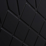 Комод черный округлой формы с рельефным фасадом Black Cut варинант исполнения - 5 | Loft Concept в Рязани