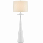 Торшер белый с фигурным каркасом Bleached Element варинант исполнения - 1 | Loft Concept в Рязани