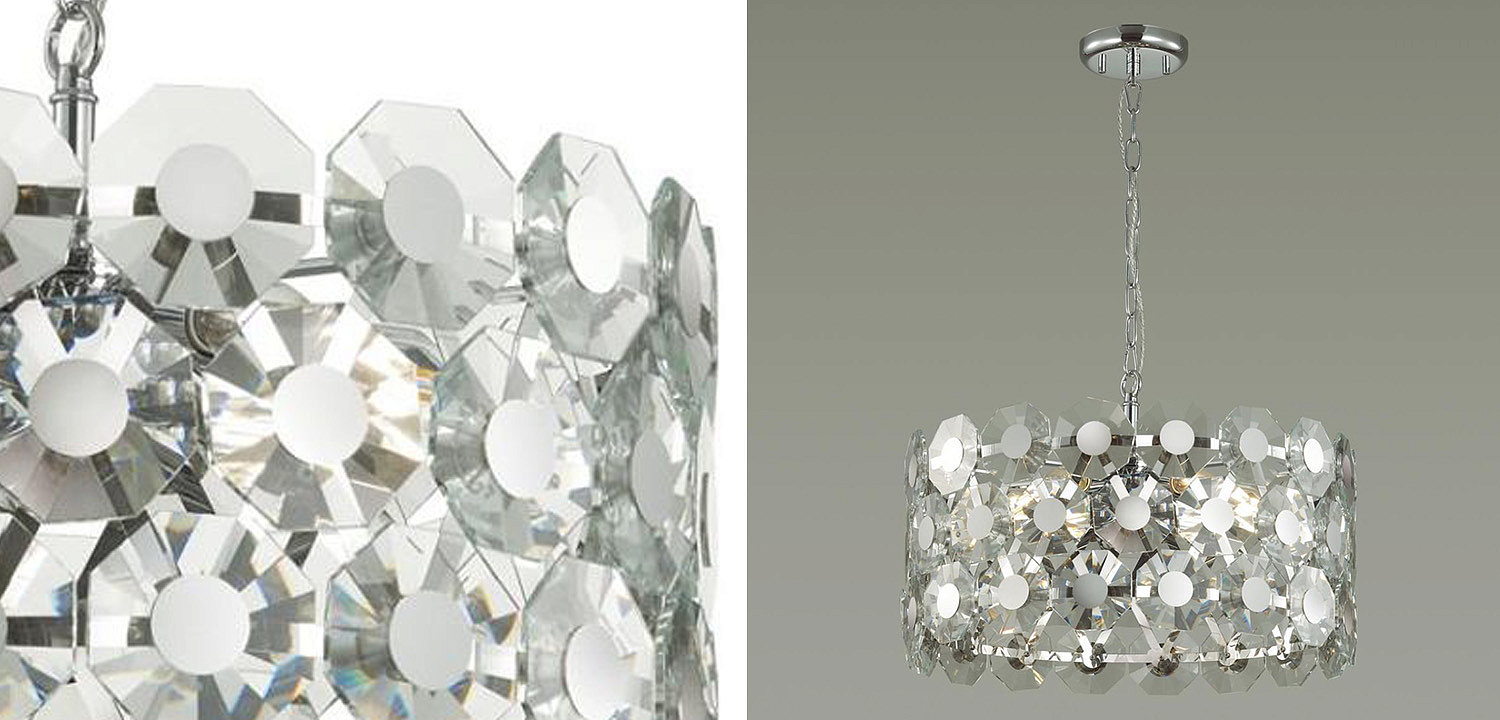 Люстра Crystal Octagons Chrome Люстра Crystal Octagons Chrome - Loft-Concept в Рязани