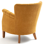 Кресло велюровое на ножках из массива ясеня Jessie Armchair варинант исполнения - 4 | Loft Concept в Рязани