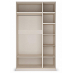 Шкаф 3-х дверный с зеркальными дверями Satin Furniture варинант исполнения - 3 | Loft Concept в Рязани