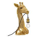 Настольная лампа в детскую Жираф в золотом костюме варинант исполнения - 1 | Loft Concept в Рязани
