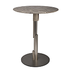 Стол барный круглый высокий с полосатым узором Zebroids варинант исполнения - 1 | Loft Concept в Рязани