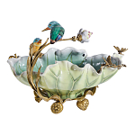 Чаша в виде листка лотоса с птицами Eden Garden варинант исполнения - 4 | Loft Concept в Рязани