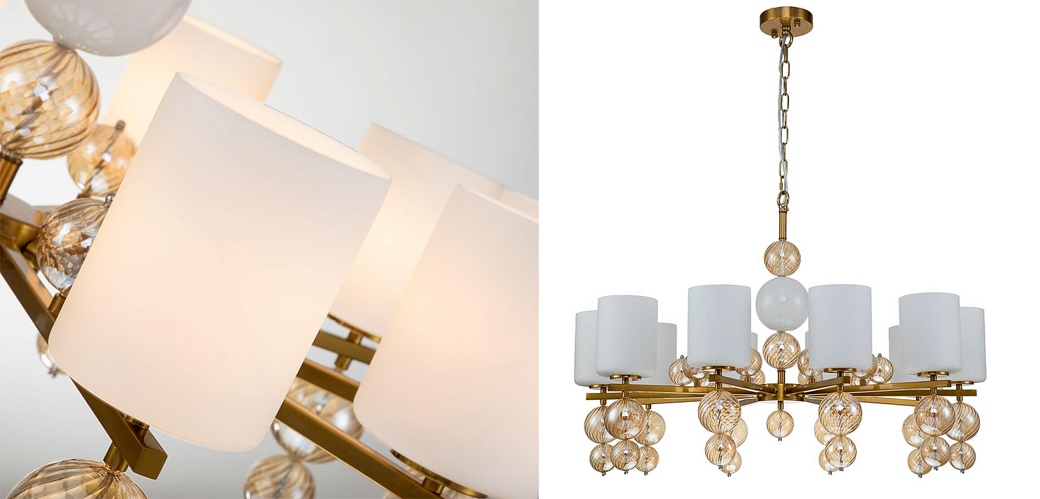 Люстра Blown Glass Balloons Chandelier 10 Люстра Blown Glass Balloons Chandelier 10 - Loft-Concept в Рязани
