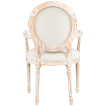 Стул с подлокотниками из массива бука бежевый Solid Luxury варинант исполнения - 2 | Loft Concept в Рязани