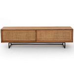 ТВ-тумба из массива тика Busto TV Stand варинант исполнения - 1 | Loft Concept в Рязани