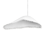 Подвесной светильник с асимметричным волнообразным абажуром и фактурной бахромой по краю Tactile Line варинант исполнения - 10 | Loft Concept в Рязани