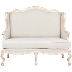 Диван двухместный из массива бука бежевый Solid Luxury варинант исполнения - 1 | Loft Concept в Рязани