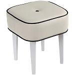 Квадратный мягкий пуф на белых ножках Winton Pouf Square варинант исполнения - 21 | Loft Concept в Рязани
