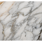 Столик журнальный с круглой мраморной столешницей на трех опорах Marble Stone Drawing варинант исполнения - 3 | Loft Concept в Рязани