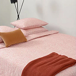 Постельное белье розового цвета с рисунком 150х200 см Blossom Essence варинант исполнения - 5 | Loft Concept в Рязани