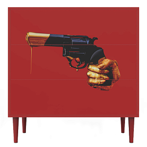 Комод Toiletpaper Revolver Furniture with a Surreal Mood 