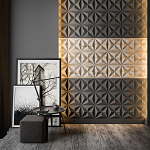 Гипсовая 3D панель с принтографией PM-101 варинант исполнения - 2 | Loft Concept в Рязани