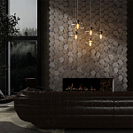 Гипсовая 3D панель с принтографией PM-47 варинант исполнения - 1 | Loft Concept в Рязани