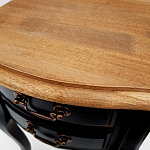 Консоль маленькая из массива березы с 2-мя ящиками в стиле прованс Vintage варинант исполнения - 3 | Loft Concept в Рязани