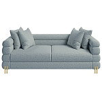 Дизайнерский Диван Lancaster Серо-голубое букле варинант исполнения - 3 | Loft Concept в Рязани