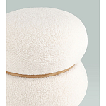 Пуф Полли S тедди белый варинант исполнения - 3 | Loft Concept в Рязани