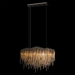 Люстра подвесная с металлическими цепочками и изогнутыми металлическими дугами 72 см Atlantis Chain варинант исполнения - 3 | Loft Concept в Рязани