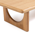 Стол журнальный из массива и шпона дуба Oak Essence Carden варинант исполнения - 4 | Loft Concept в Рязани