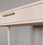 Элегантная Консоль Primo с выдвижным ящиком Светлый дуб варинант исполнения - 3 | Loft Concept в Рязани