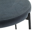 Стул металлический с мягкой спинкой и сиденьем из велюра Alfie Chair варинант исполнения - 7 | Loft Concept в Рязани