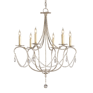 Люстра с нитями хрустальных бусин Girandole