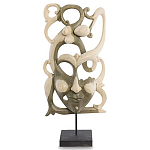 Маска ручной работы деревянная резная Mask Divorces варинант исполнения - 1 | Loft Concept в Рязани