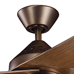 Потолочный вентилятор с тремя угловатыми лопастями Kichler варинант исполнения - 2 | Loft Concept в Рязани