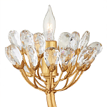 Люстра золотая в виде растения Golden Flower Glade варинант исполнения - 2 | Loft Concept в Рязани