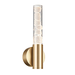 Бра c цилиндрическим прозрачным плафоном с имитацией из кубиков льда Freezing варинант исполнения - 2 | Loft Concept в Рязани