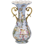 Ваза фарфоровая с попугаями Gaya варинант исполнения - 1 | Loft Concept в Рязани