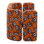 Акцентный Двухместный Диван Leela Оранжевый Орнамент варинант исполнения - 4 | Loft Concept в Рязани