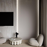 Гипсовая 3D Панель M-16 варинант исполнения - 1 | Loft Concept в Рязани