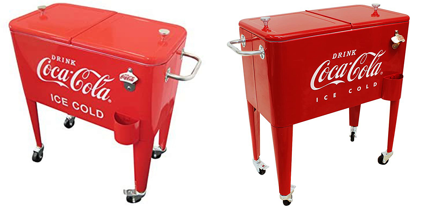 Куллер Retro Metal Coca-Cola Cooler Red Куллер Retro Metal Coca-Cola Cooler Red - Loft-Concept в Рязани