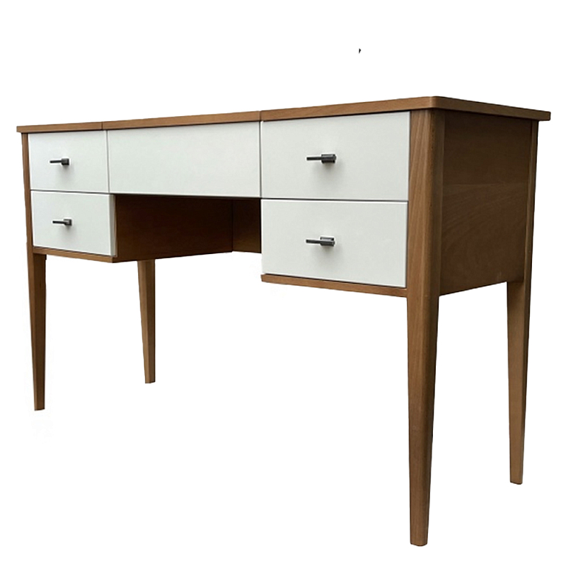 Стол письменный из массива бука Tasteful Furniture Table Коричневый Слоновая кость  в Рязани | Loft Concept 