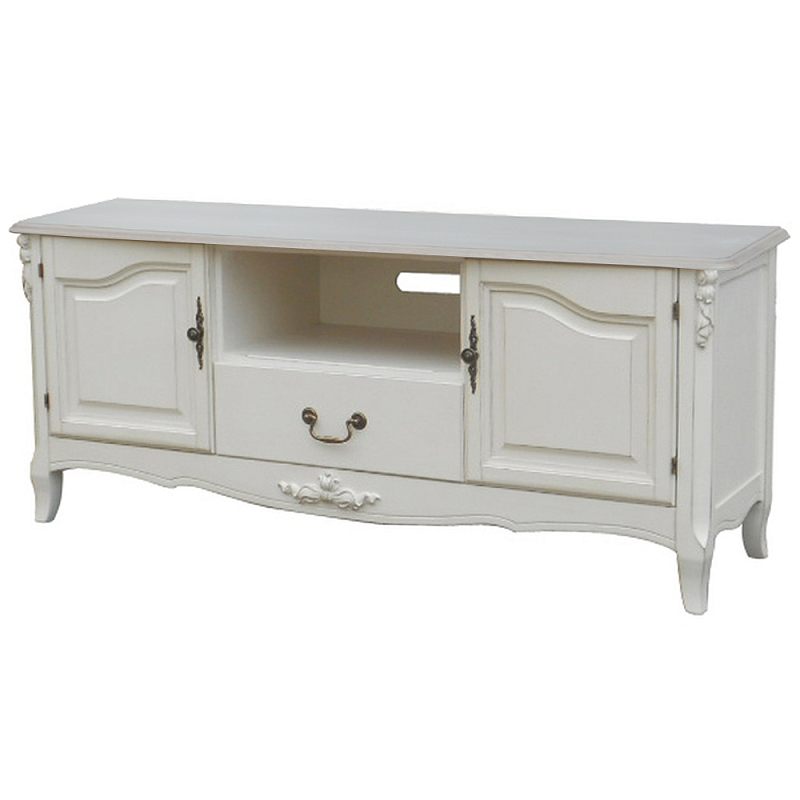 ТВ-тумба в стиле прованс из массива дерева Montmartre Provence TV Stand ivory ( слоновая кость ) ТВ-тумба в стиле прованс из массива дерева Montmartre Provence TV Stand ivory ( слоновая кость ) в Рязани | Loft Concept