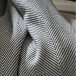 Плед из шерсти мериноса серого цвета 130×180 см Gray Waves варинант исполнения - 6 | Loft Concept в Рязани