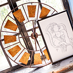 Часы настенные из металла в стиле лофт Clock with History варинант исполнения - 3 | Loft Concept в Рязани