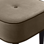 Квадратный мягкий пуф на черных ножках Winton Pouf Square варинант исполнения - 2 | Loft Concept в Рязани