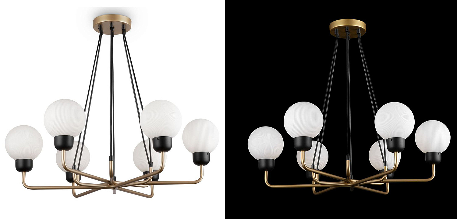 Люстра Andresa Chandelier 6 Balls Люстра Andresa Chandelier 6 Balls - Loft-Concept в Рязани