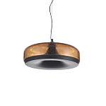 Подвесной светильник с стеклянным плафоном LED 42W 3000K Glass Textured Lampshade варинант исполнения - 2 | Loft Concept в Рязани