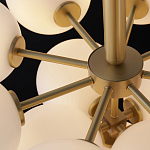 Люстра круглая со стеклянными сферами Maleficent варинант исполнения - 3 | Loft Concept в Рязани