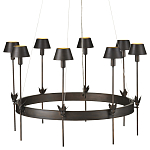 Люстра круглая со светодиодными лампами Innovation варинант исполнения - 3 | Loft Concept в Рязани