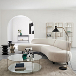 Торшер с поворотным плафоном Davy Brass Floor Lamp варинант исполнения - 9 | Loft Concept в Рязани