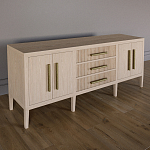 Буфет Primo с тремя ящиками и двумя фасадами Светлый дуб варинант исполнения - 2 | Loft Concept в Рязани