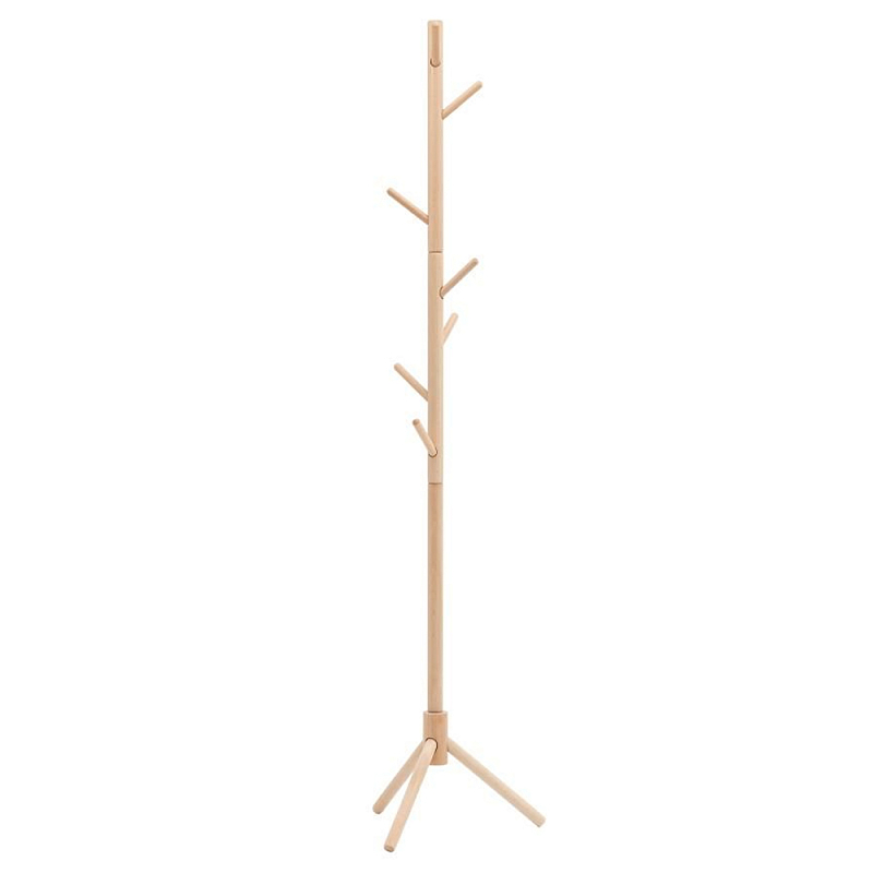 Напольная вешалка из массива бука Branches Hangers Light Светло-бежевый Напольная вешалка из массива бука Branches Hangers Light Светло-бежевый в Рязани | Loft Concept